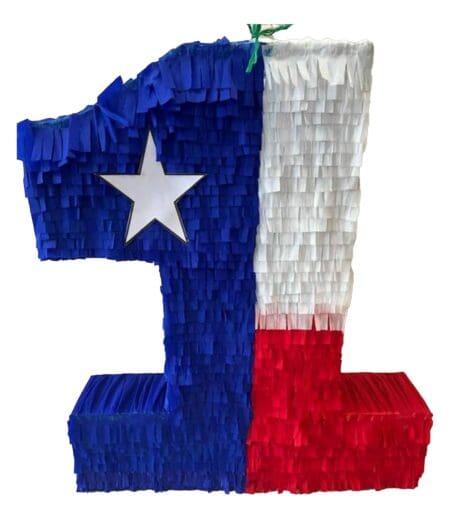 US Number One Shaped Pinata – Viva Party