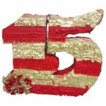 32 Inch Tall  Mis Quince Number 15 Jumbo Party Pinata, Birthday Party, Holiday Event 3 Feet Tall, Theme Pinata, Custom Pinata, Birthday Party, Pinata Gift, Whack Pinata, Fun Pinata – Viva Party