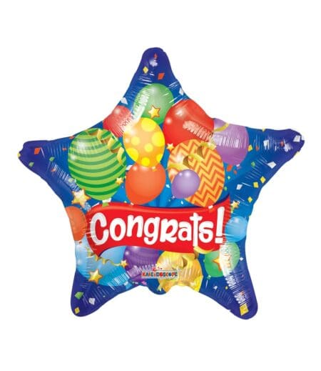 18 Inch PR Congrats Festive Gellibean - Flat – Viva Party