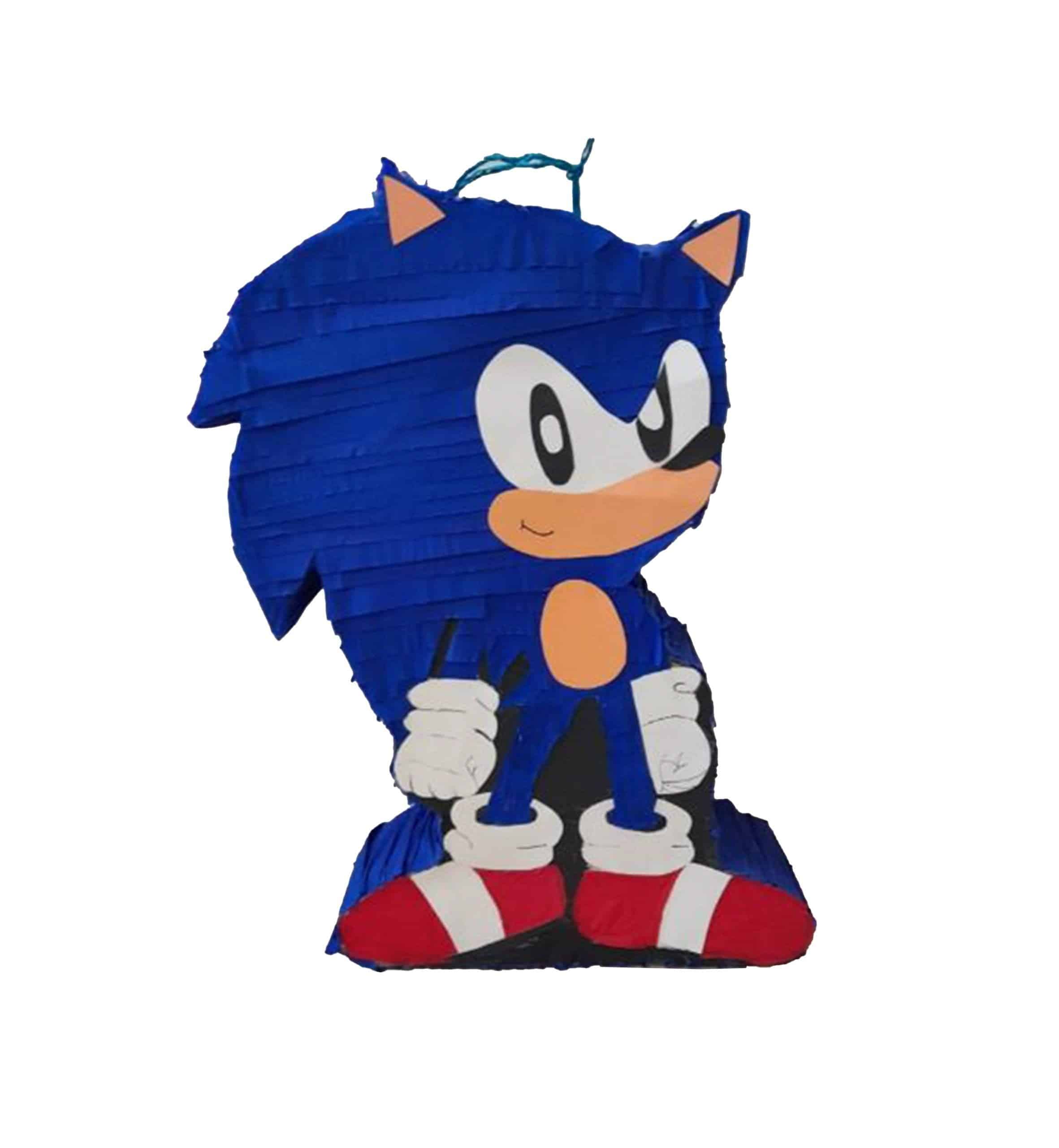 156-Scaled-1.Jpg 32 Inch Tall Sonic The Hedgehog Jumbo Party Pinata, Theme Pinata, Custom Pinata, Birthday Party, Pinata Gift, Whack Pinata, Fun Pinata – Viva Party