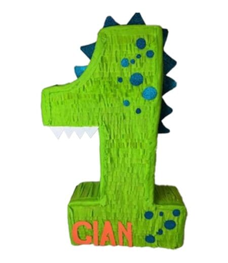 Dinosaur Number One Shaped Pinata – Viva Party