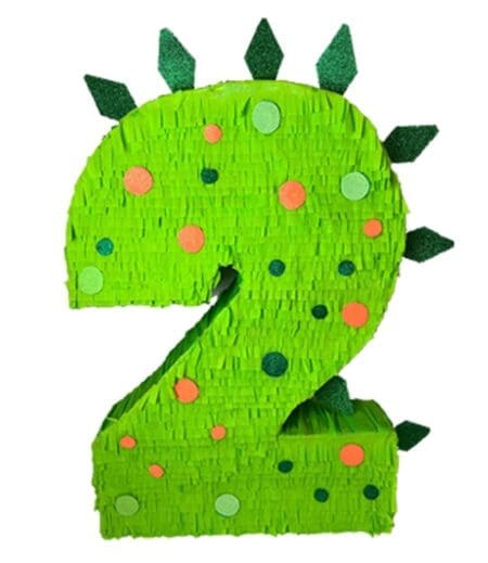 Dinosaur Number Two Shaped Pinata – Viva Party