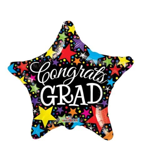 18 Inch PR Congrats Grad Star Gellibean - Flat – Viva Party
