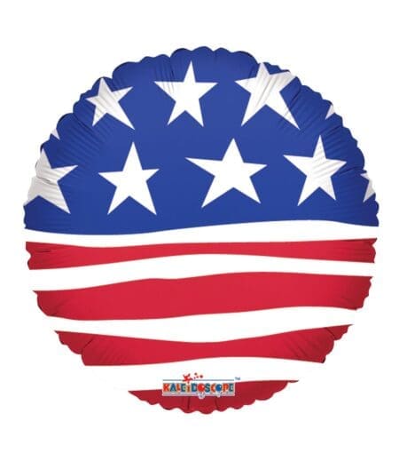 18'' Modern Stars & Stripes Foil Balloon – Viva Party