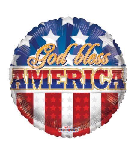 18 Inch SV God Bless America - Flat – Viva Party