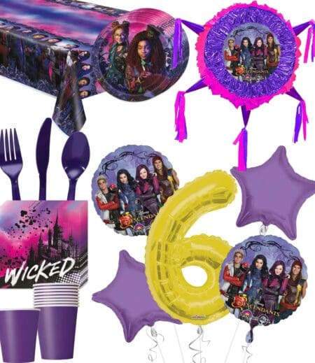 Descendants Deluxe Birthday Party Package for 8 Guests – Viva Party