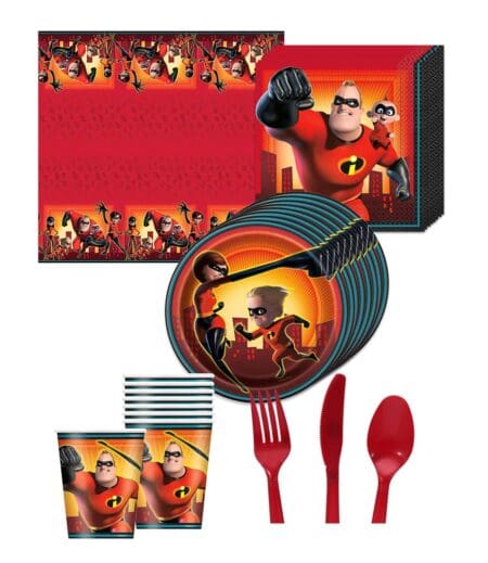 Incredible 2 Deluxe Birthday Party Package for 8 Guests – Viva Party