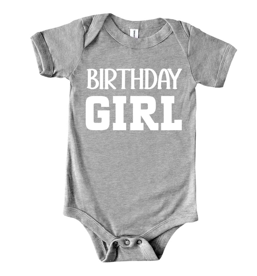 Baby Girl Happy Birthday Infant Jersey, Birthday Girl Jersy, Birthday Girl Shirt, Happy Birthday Bodisuit
