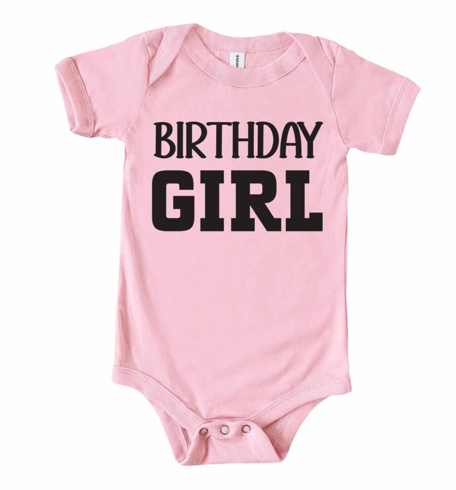Baby Girl Happy Birthday Infant Jersey, Birthday Girl Jersy, Birthday Girl Shirt, Happy Birthday Bodisuit