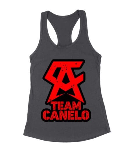 Team Canelo Alvarez Boxing Champion Supporter T-Shirt - Show Your Fighter Pride Women's Racerback Tank Top – Viva Party