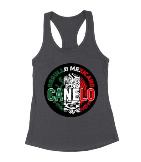 Orgullo Mexicano - Team Canelo Alvarez Boxing Pride T-Shirt Women's Racerback Tank Top – Viva Party