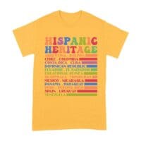 Hispanic Heritage Month Countries T-Shirt