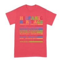 Hispanic Heritage Month Countries T-Shirt